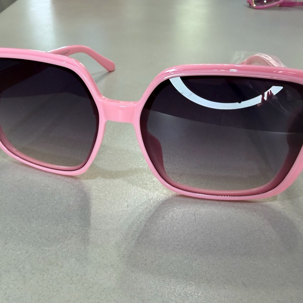 NWOT Pink Oversized Square Sunglasses